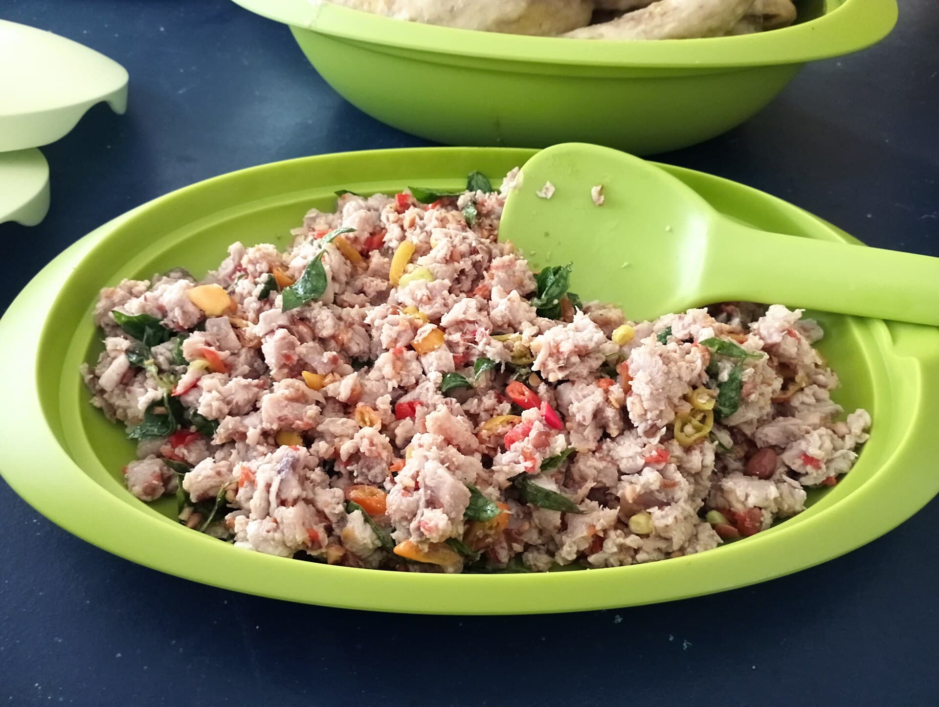 Gohu ikan, raw tuna salad from Ternate